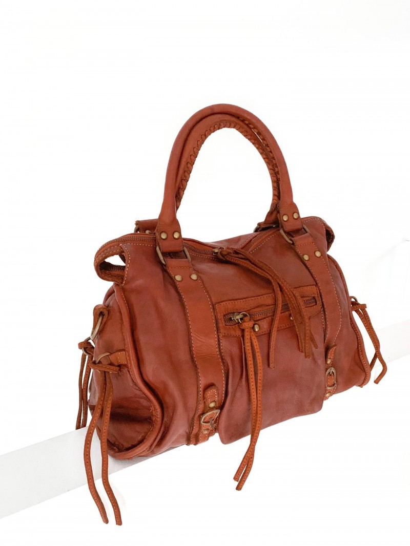 Sac Bella grand cuir lisse