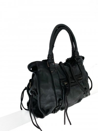 Sac Bella grand cuir lisse