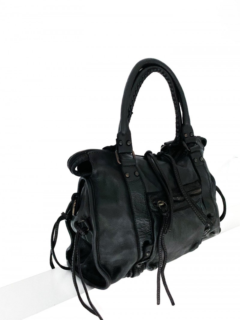Sac Bella grand cuir lisse